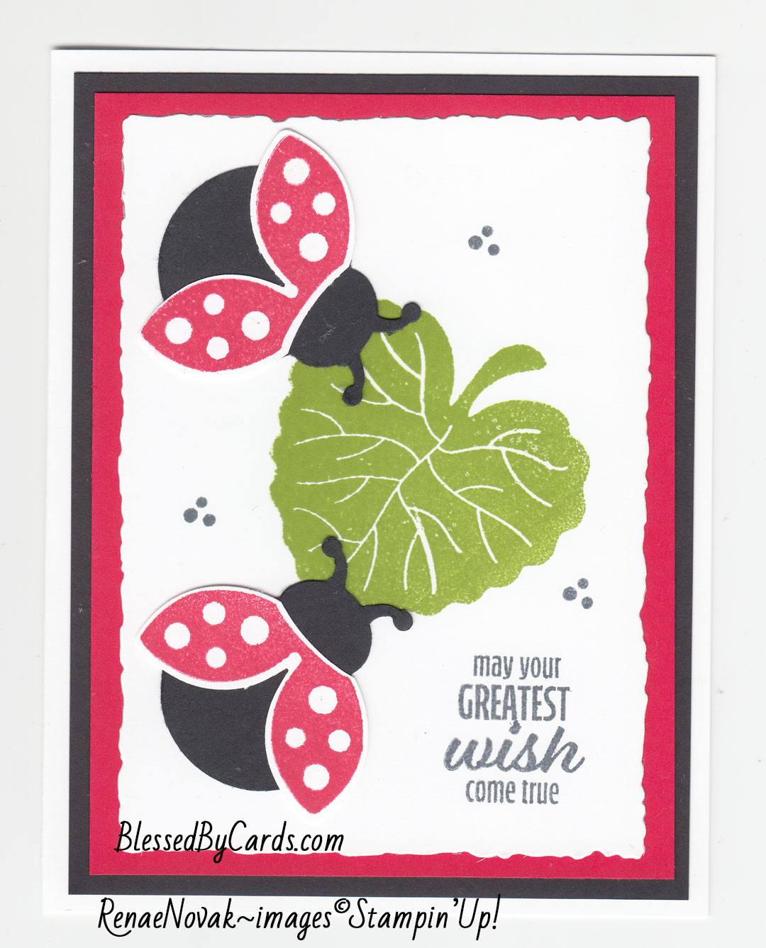 Hello Two Little Ladybugs-Favorite Things Friday – Blessed by Cards w ...