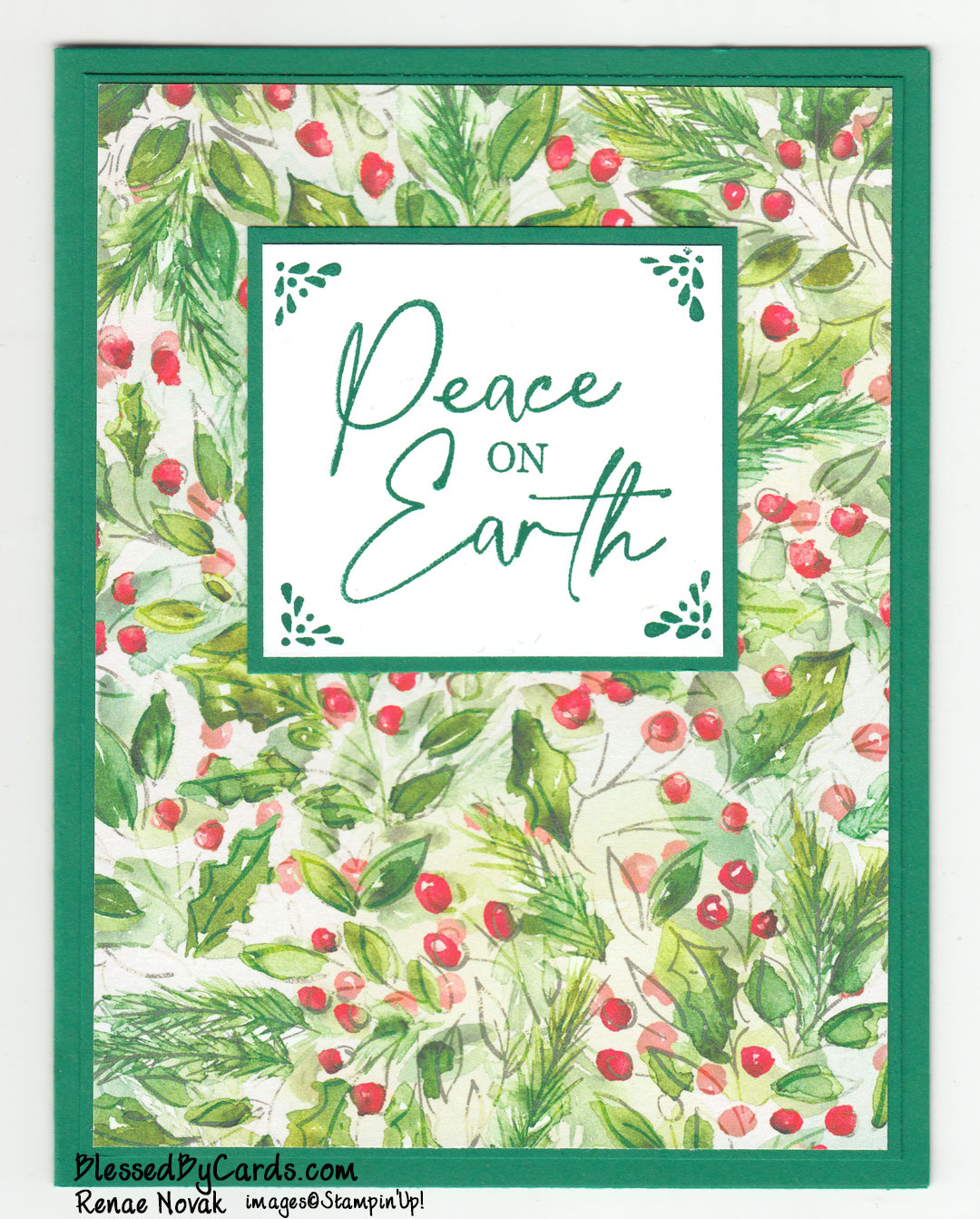 Peace On Earth ~ Make It Monday #137 – Blessed by Cards w/Renae Novak