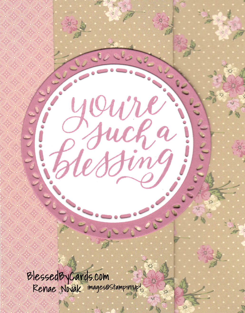 #19 Weekly Wed. Fun Fold Technique – Blessed By Cards w/Renae Novak