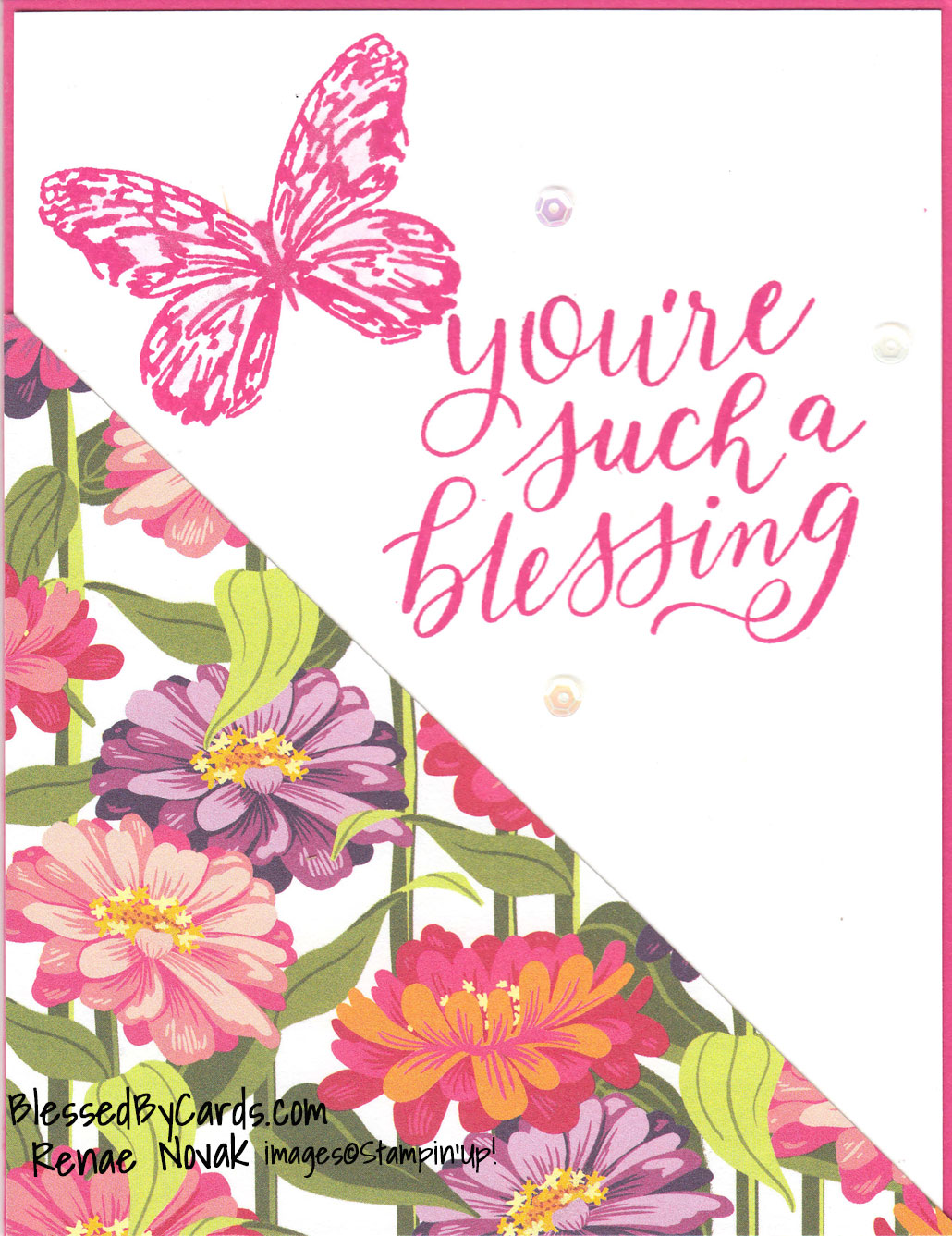#20 Weekly Wed. You’re A Blessing – Blessed By Cards w/Renae Novak