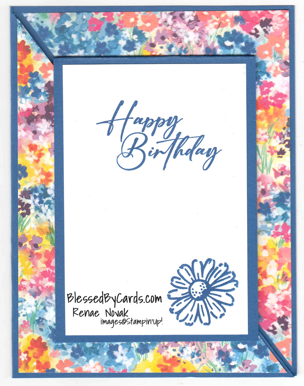 #43 Weekly Wednesday Double Fun Fold – Blessed By Cards w/Renae Novak