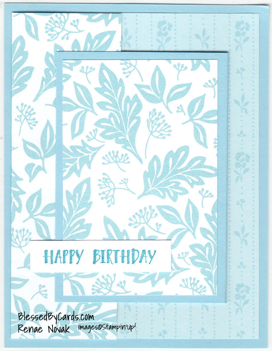 #82 Weekly Wednesday ~ Super Easy Fun Fold Card – Blessed By Cards w ...